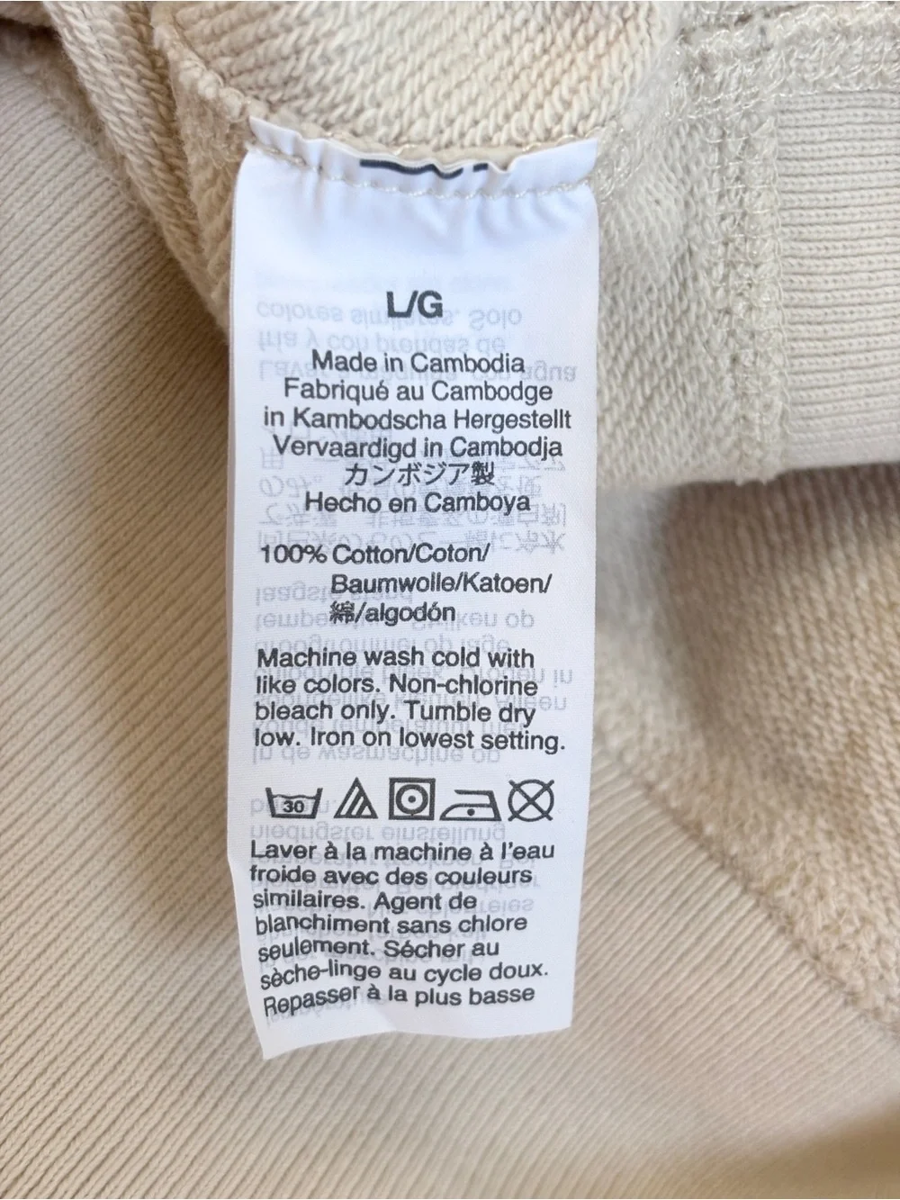 J. CREW Garment-Dyed Pacific Fleet Sweatshirt In Original Cotton Terry